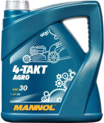 Купить Моторное масло Mannol 4-Takt Agro SAE 30 API SG 4л  в Минске.