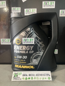 Купить Моторное масло Mannol Energy Formula OP 5W30 4л  в Минске.