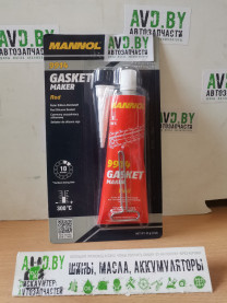 Купить Автокосметика и аксессуары Mannol Gasket Maker Red- прокладочный герметик красный 85г  в Минске.