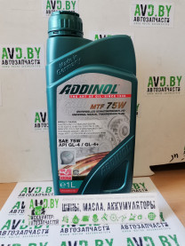 Купить Трансмиссионное масло Addinol Multi Transmission Fluid 75W 1л  в Минске.