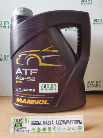 Купить Трансмиссионное масло Mannol ATF AG52 Automatic Special 4л  в Минске.