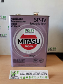 Купить Трансмиссионное масло Mitasu MJ-332 ATF SP-IV Synthetic Tech 4л  в Минске.