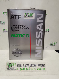 Купить Трансмиссионное масло Nissan Matic Fluid D (KLE2200004) 4л  в Минске.
