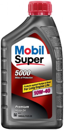 Купить Моторное масло Mobil Super 5000 10W-40 0.946л  в Минске.