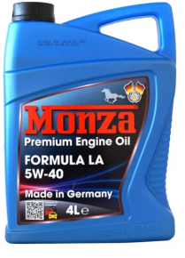 Купить Моторное масло Monza Formula LA 5W-40 4л  в Минске.