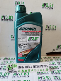 Купить Моторное масло Addinol Semi Synth 1040 10W-40 1л  в Минске.