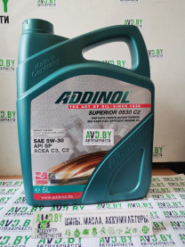 Купить Моторное масло Addinol Superior 0530 C2 5W-30 5л  в Минске.
