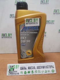 Купить Моторное масло Alpine DX1 5W-30 1л  в Минске.