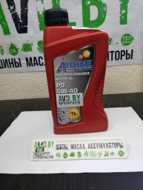 Купить Моторное масло Alpine PD 5W-40 1л  в Минске.