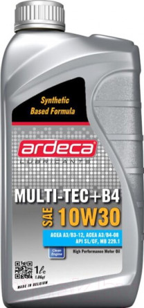 Купить Моторное масло Ardeca MULTI-TEC + B4 10W-30 1л  в Минске.