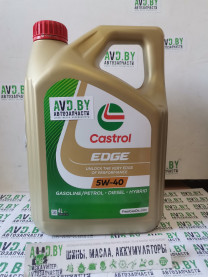 Купить Моторное масло Castrol EDGE 5W-40 C3 4л  в Минске.