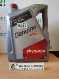 Купить Моторное масло CEPSA Genuine 5W-40 5л  в Минске.