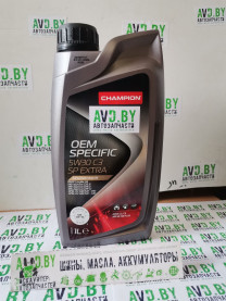 Купить Моторное масло Champion OEM Specific 5W-30 C3 SP Extra 1л  в Минске.