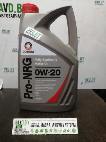 Купить Моторное масло Comma Pro-NRG 0W-20 5л  в Минске.