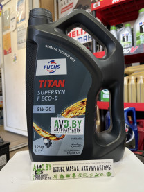 Купить Моторное масло Fuchs Titan Supersyn F ECO-B 5W-20 5л  в Минске.