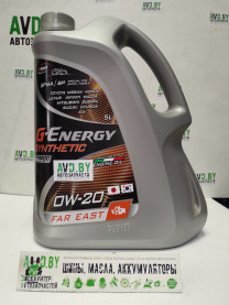 Купить Моторное масло G-Energy Synthetic Far East 0W-20 4л  в Минске.