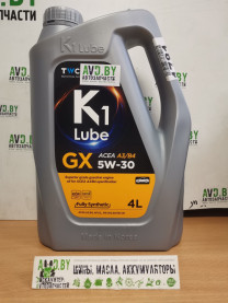 Купить Моторное масло K1 Lube GX A3/B4 5W-30 4л  в Минске.