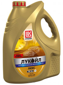 Купить Моторное масло Лукойл Люкс полусинтетическое API SLCF 5W-40 5л  в Минске.
