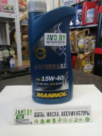 Купить Моторное масло Mannol Universal 15W-40 API SG/CD 1л  в Минске.