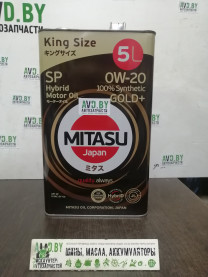 Купить Моторное масло Mitasu Gold Plus Hybrid 0W-20 5л  в Минске.