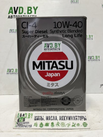 Купить Моторное масло Mitasu MJ-222 SUPER DIESEL CI-4 10W-40 6л  в Минске.
