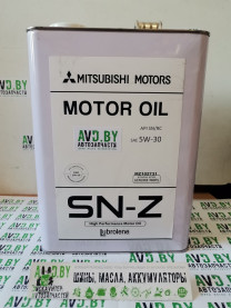 Купить Моторное масло Mitsubishi Lubrolene SN-Z 5W-30 (MZ102731) 4л  в Минске.