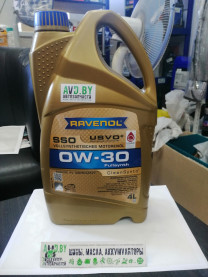 Купить Моторное масло Ravenol SSO 0W-30 4л  в Минске.