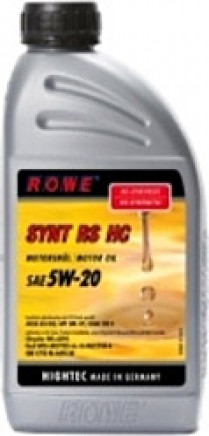 Купить Моторное масло ROWE Hightec Synt RS HC SAE 5W-20 1л  в Минске.