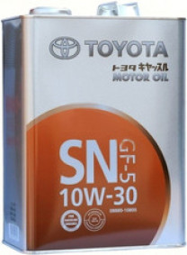 Купить Моторное масло Toyota SN 10W-30 (08880-10805) 4л  в Минске.