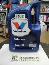 Купить Моторное масло Valvoline All-Climate C2/C3 5W-30 5л  в Минске.