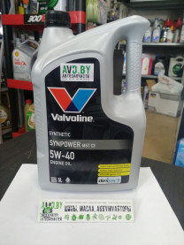 Купить Моторное масло Valvoline SynPower MST C3 5W-40 5л  в Минске.