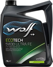 Купить Моторное масло Wolf Eco Tech 5W-30 Ultra FE 5л  в Минске.