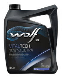 Купить Моторное масло Wolf Vital Tech 10W-40 Ultra 5л  в Минске.