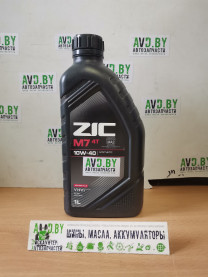 Купить Моторное масло ZIC M7 4T 10W-40 1л  в Минске.