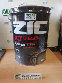Купить Моторное масло ZIC X7 DIESEL 10W-40 20л  в Минске.