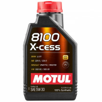 Купить Моторное масло Motul 8100 X-cess 5W-30 1л  в Минске.