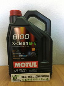 Купить Моторное масло Motul 8100 X-clean EFE 5W-30 5л  в Минске.