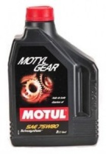 Купить Трансмиссионное масло Motul Motylgear 75W80 GL4/GL5 2л  в Минске.