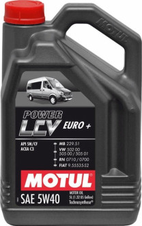 Купить Моторное масло Motul Power LCV EURO+ 5W-40 5л  в Минске.