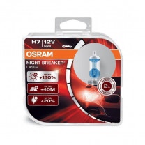 Купить Лампы автомобильные Osram Night Breaker Laser H7+130% 2шт (64210NBL-HCB)  в Минске.
