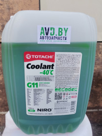 Купить Охлаждающие жидкости Totachi NIRO Coolant Green -40C 10кг  в Минске.