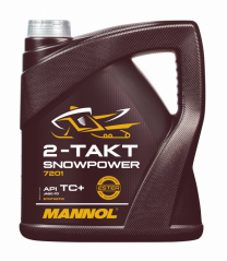 Купить Моторное масло Mannol 2 Takt Snowpower TC+ 4л  в Минске.