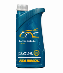 Купить Моторное масло Mannol Diesel 15W-40 API CG-4/CF-4/CF/SL 1л  в Минске.