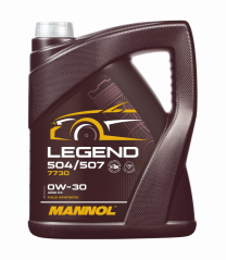 Купить Моторное масло Mannol Legend 504/507 0W-30 5л  в Минске.