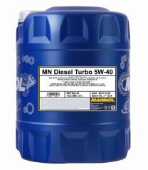 Купить Моторное масло Mannol DIESEL TURBO 5W-40 25л  в Минске.