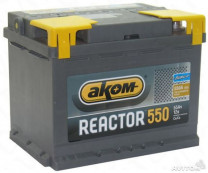 Купить Автомобильные аккумуляторы AKOM Реактор 6СТ-55 (55 А·ч)  в Минске.