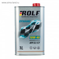 Купить Моторное масло ROLF Dynamic 10W-40 SL/CF 1л  в Минске.