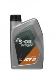 Купить Трансмиссионное масло S-OIL DRAGON ATF III 1л  в Минске.