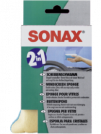 Купить Автокосметика и аксессуары Sonax Губка комбинированная для ветрового стекла 1шт (417100)  в Минске.
