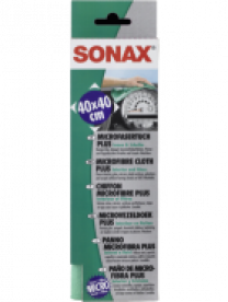 Купить Автокосметика и аксессуары Sonax Салфетка из микроволокна для чистки салона и стекла 1шт (416500)  в Минске.